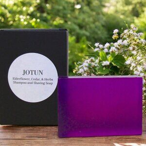 Shampoo Soap Bar. Woodlands & Elderflower unisex scent.